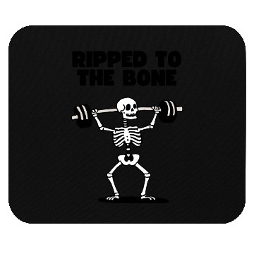 Discover Ripped to the Bone Mouse Pads