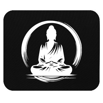 Discover Yoga Buddha Body Mindfulness Meditation Mouse Pads