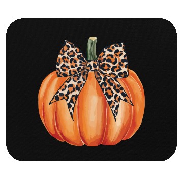 Discover bow pumpkin fall Mouse Pads