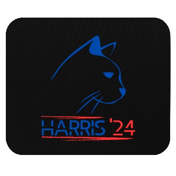 Discover Funny Childless Cat Lady For Quote 2024 kamala Mouse Pads