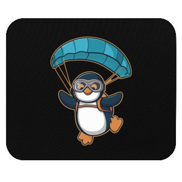 Discover Skydiving Penguin Adventure Mouse Pads
