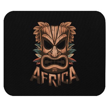 Discover African Tribal Mask Mouse Pads