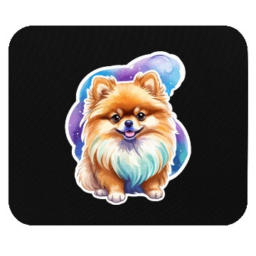 Discover Pomeranian Watercolor Mouse Pads