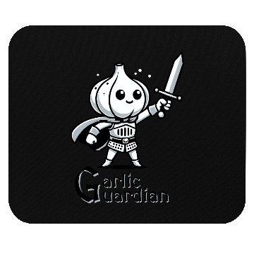 Discover Garlic Guardian Mouse Pads
