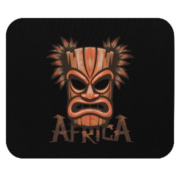 Discover African Tribal Mask Mouse Pads