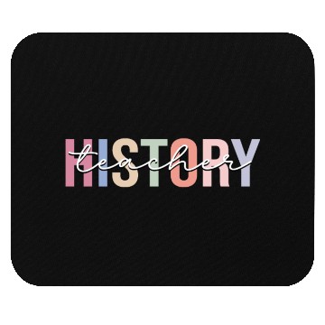 Discover History Teacher School Mouse Pads
