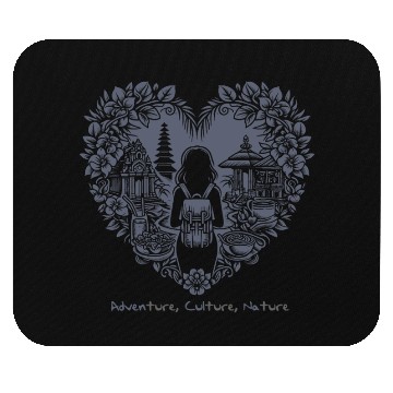 Discover Solo Female Traveler Mouse Pads