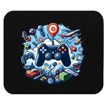 Discover Game Balloon Mouse Pads