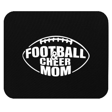Discover Football & Cheer Mom - Proud Support for Your Kids Mouse Pads
