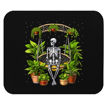 Discover Skeleton Plants Lover Mouse Pads