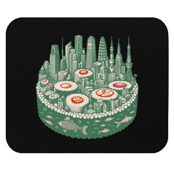 Discover Sushisity: Sushi Japan Mouse Pads