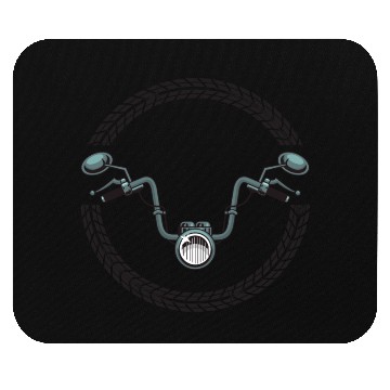 Discover Classic Motorcycle Handlebar Mouse Pads