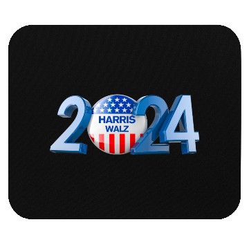 Discover US Election 2024 Trust Harris + Walz Mouse Pads