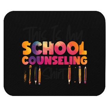 Discover School Counselor Watercolor This Mouse Pads