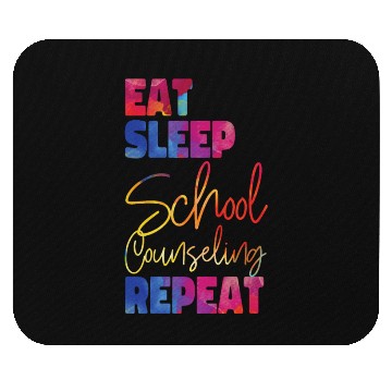 Discover School Counselor Watercolor Eat Mouse Pads