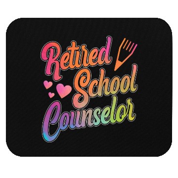 Discover School Counselor Retired Mouse Pads