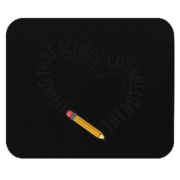 Discover School Counselor Heart Living That Mouse Pads