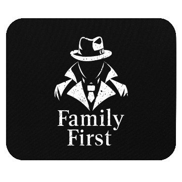 Discover Mobster Gangster Mafia Organized Crime Boss Mouse Pads