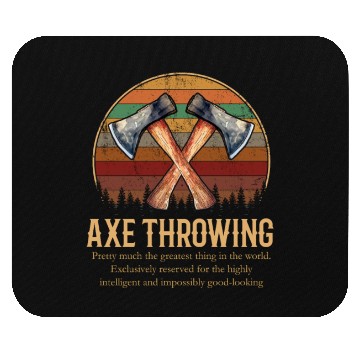 Discover axe throwing definition Mouse Pads