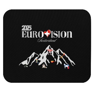 Discover eurovision song contest 2025 Switzerland Mouse Pads