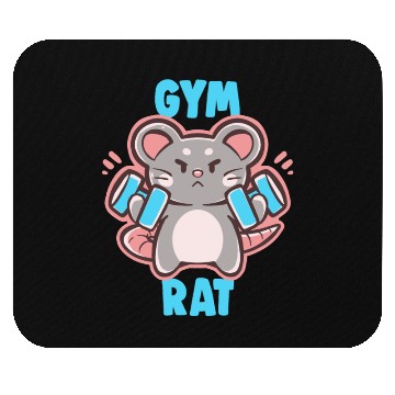 Discover Gym Rat Mouse Pads