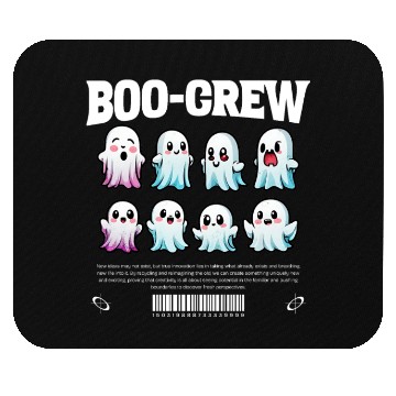 Discover Boo Crew - Halloween Cute Ghost Mouse Pads