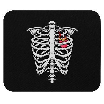 Discover Skeleton Heart Mouse Pads