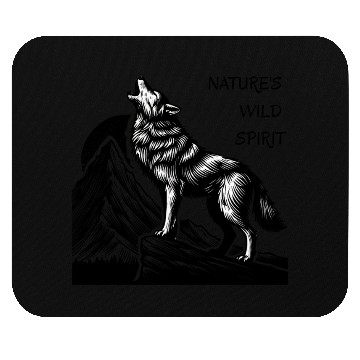 Discover Nature's Wild Spirit Series - Wolf Mouse Pads
