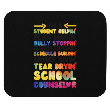 Discover School Counselor Watercolor I'm A Mouse Pads