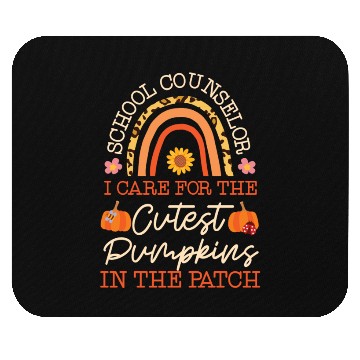 Discover School Counselor Pumpkin Fall Mouse Pads