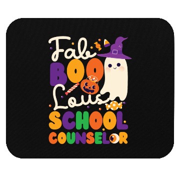 Discover School Counselor Halloween Ghost Mouse Pads