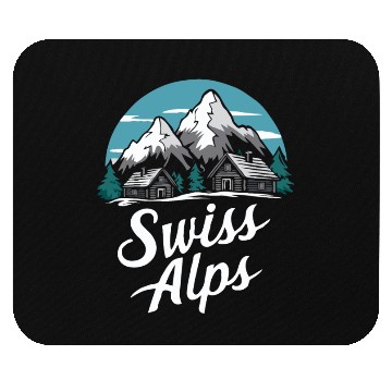 Discover Swiss Alps Switzerland. Mouse Pads