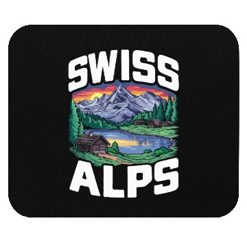 Discover Swiss Alps Switzerland. Mouse Pads