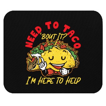 Discover School Counselor Taco Pun Need To Mouse Pads