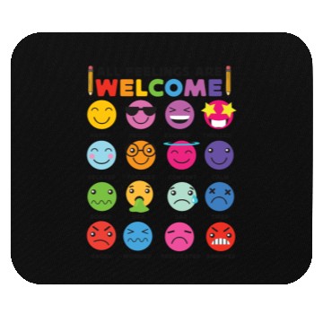 Discover School Counselor All Feelings Are Mouse Pads