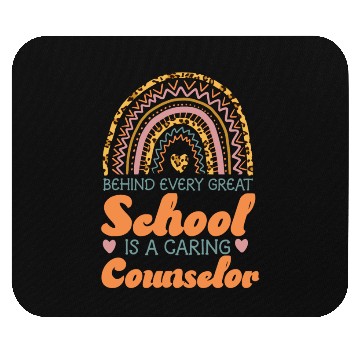 Discover School Counselor Rainbow Behind Mouse Pads