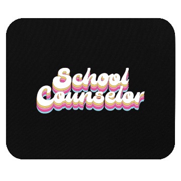 Discover School Counselor Retro 80s 90s Mouse Pads