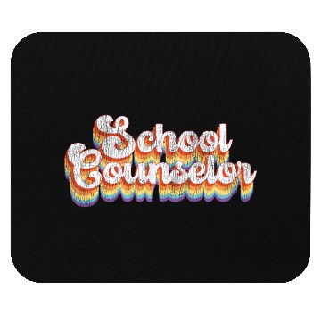 Discover School Counselor Retro Vintage Mouse Pads