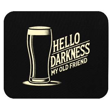 Discover Stout Beer Dark Friend Mouse Pads
