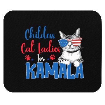 Discover Childess Cat Ladies for Kamala Mouse Pads