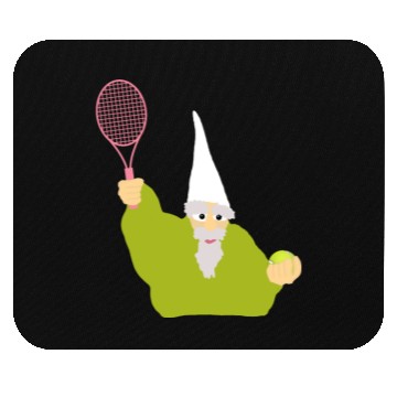 Discover Crawly Gnome Tiny Green Wizard, Funny Green Gnome Mouse Pads