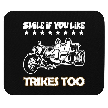 Discover Triker Joke Trike Driver Trikes Mouse Pads