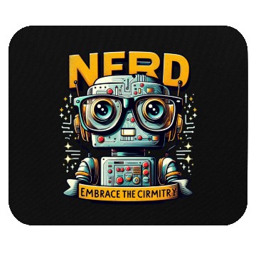 Discover NERD EMBRACE THE CIRMITRY Mouse Pads