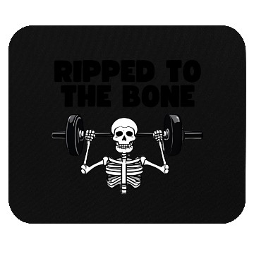 Discover Ripped to the Bone Mouse Pads