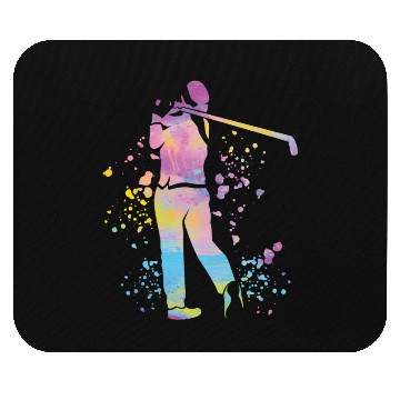 Discover Golfer Colorsplash Kids Miniature Golf Mouse Pads