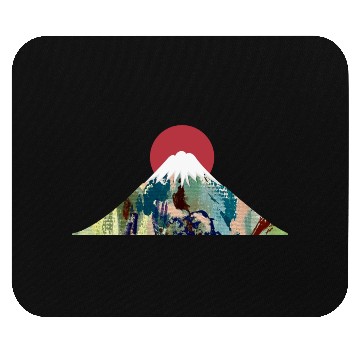 Discover Abstract Fuji Minimalist Design Mouse Pads