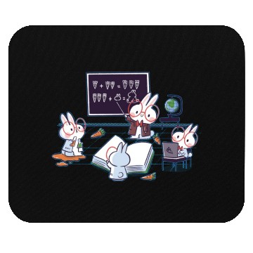 Discover Bunnies Math, Funny Back To School Mouse Pads