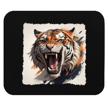 Discover Don't Make a Roaring Tiger Angry Mouse Pads