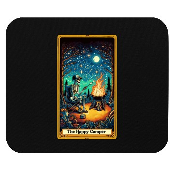 Discover The Happy Camper Tarot Mouse Pads