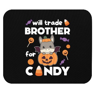 Discover Donkey Halloween Trade Brother For Candy Mouse Pads